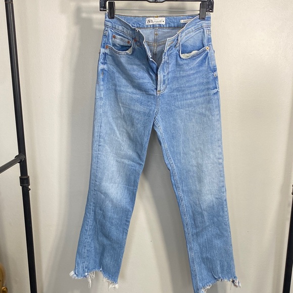 Zara Denim - Zara Denim Straight Leg Jeans in Light Blue